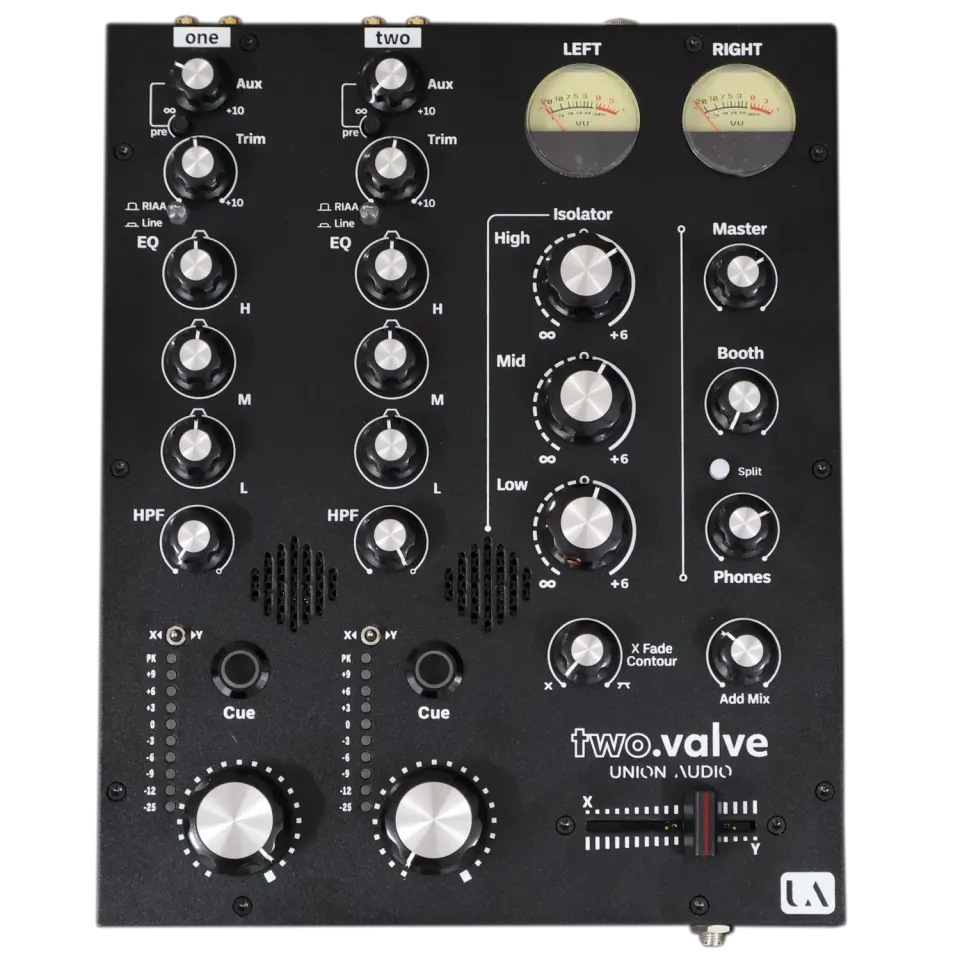 Union Audio two.valve table de mixage DJ analogique à lampes