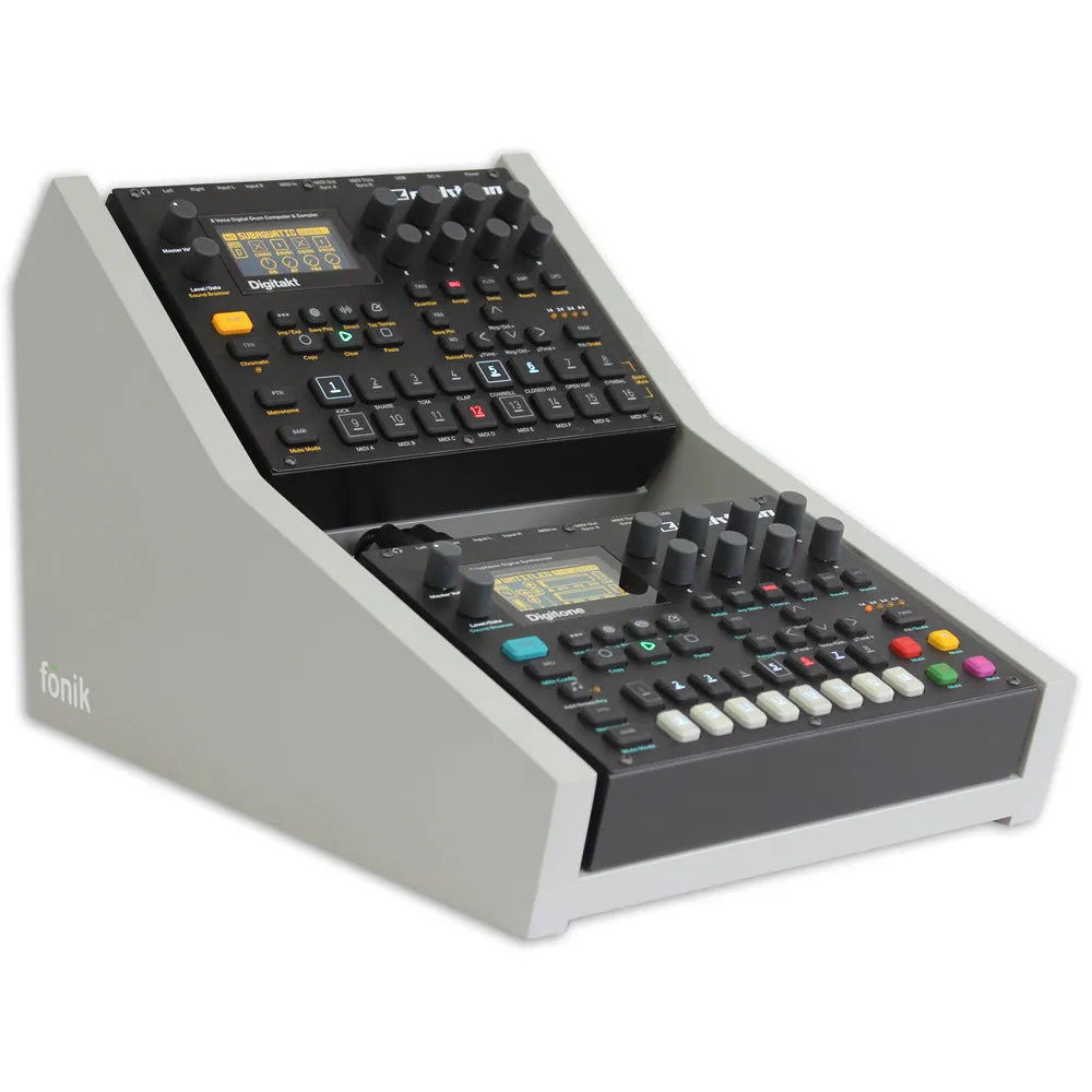 Fonik Original stand 2x Digitone Digitakt Syntakt 2 étages